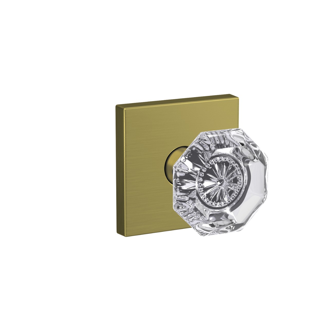 Custom Alexandria Glass Non-Turning Knob