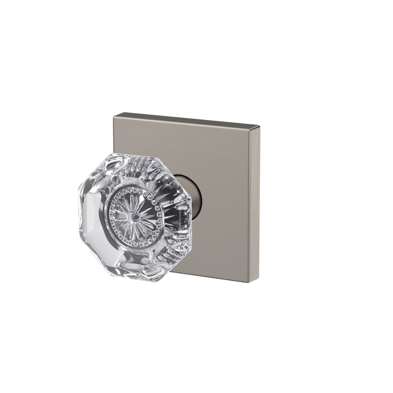 Custom Alexandria Glass Non-Turning Knob
