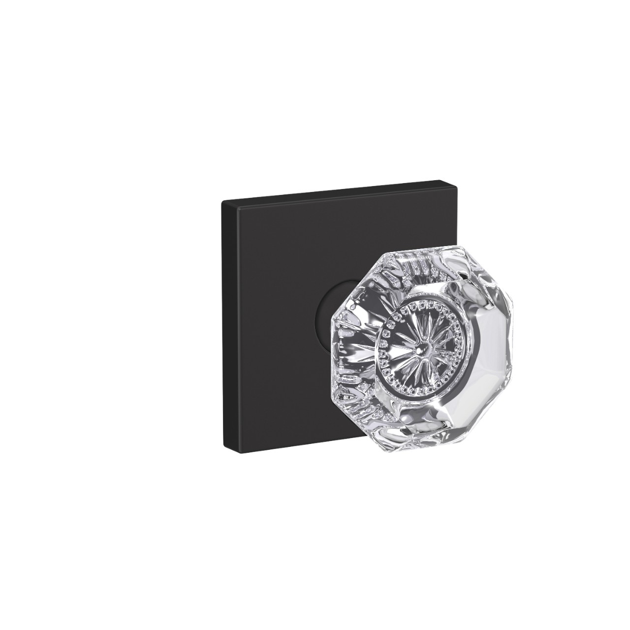 Custom Alexandria Glass Non-Turning Knob