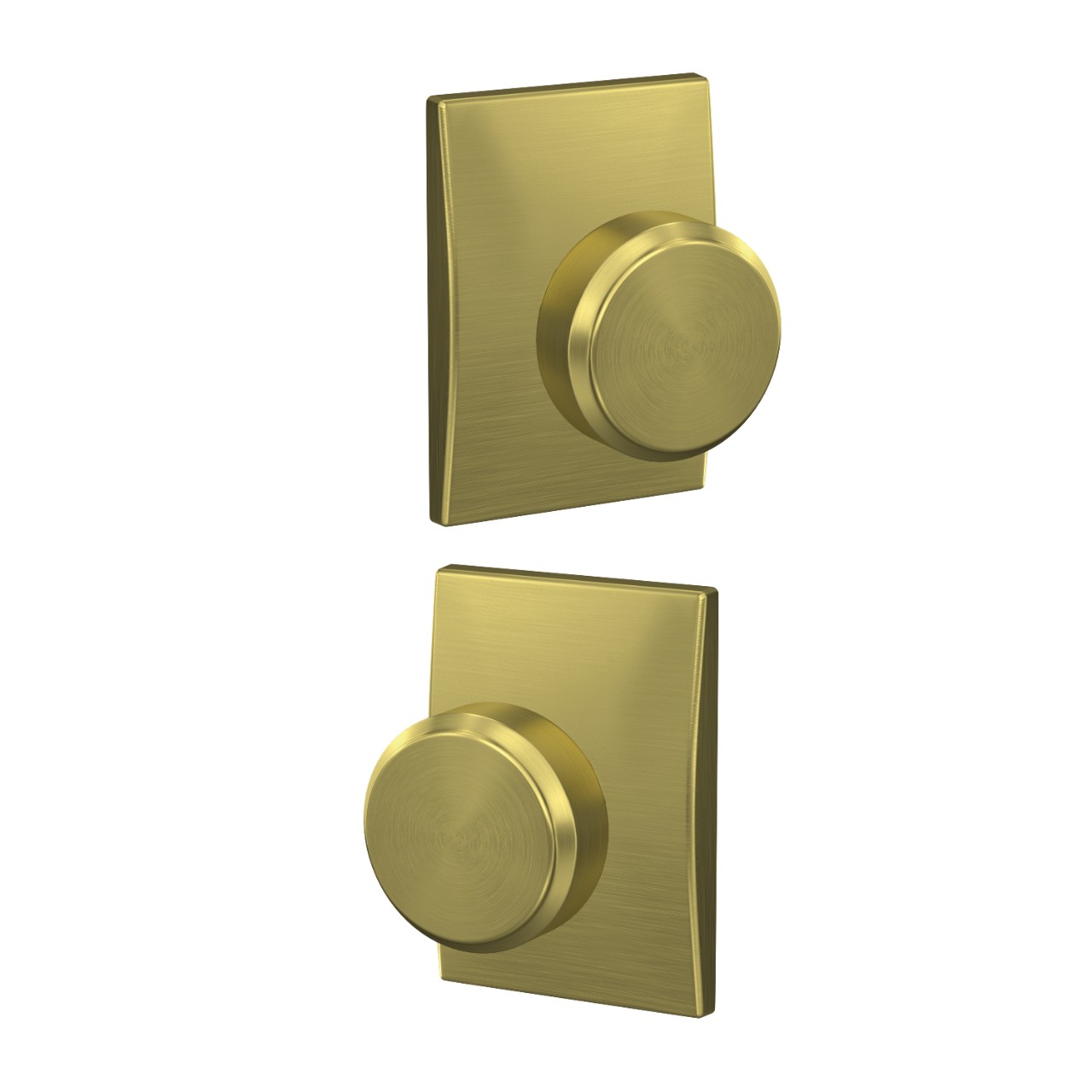 Custom Bowery Knob Combined Interior Hall-Closet and Bed-Bath Lock