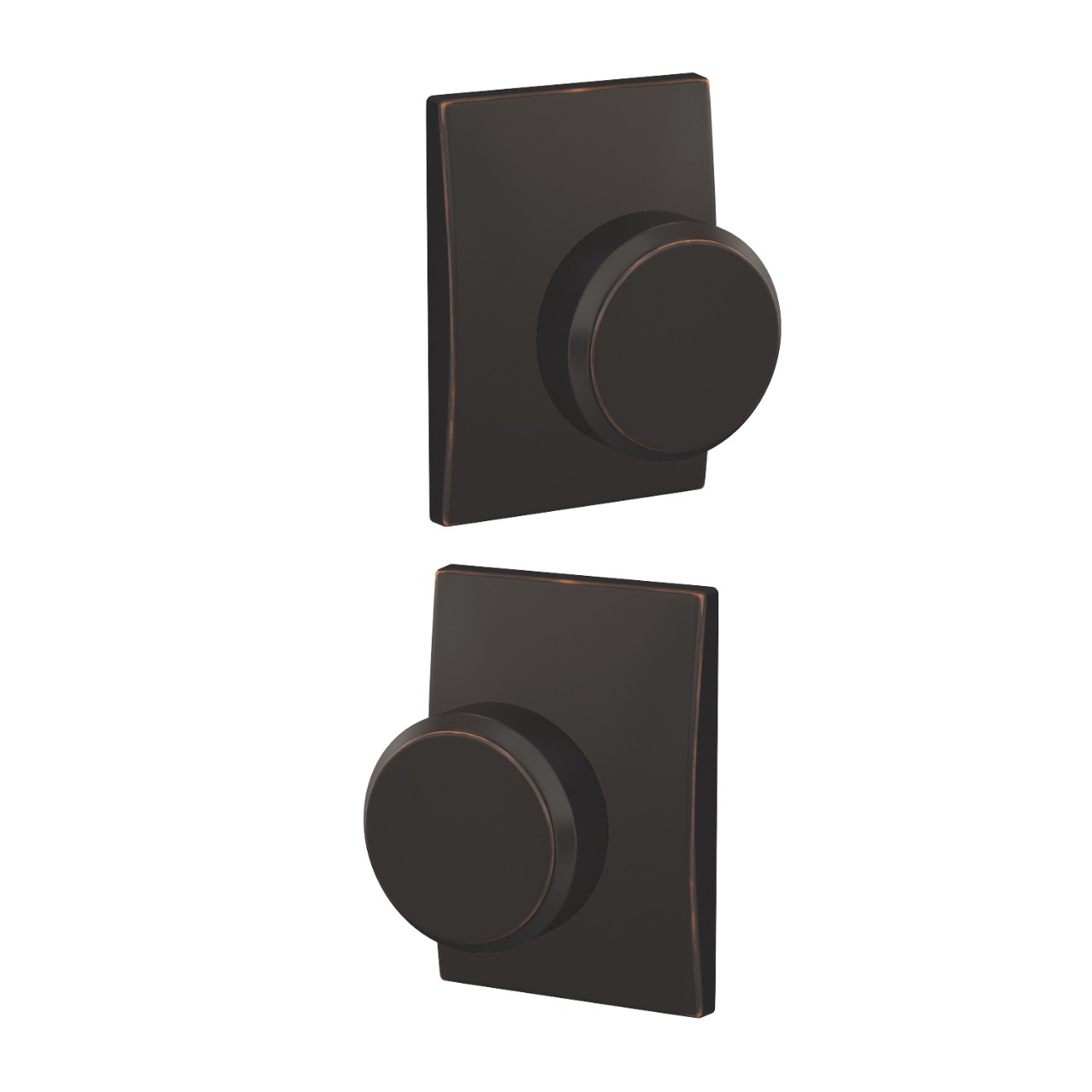 Custom Bowery Knob Combined Interior Hall-Closet and Bed-Bath Lock