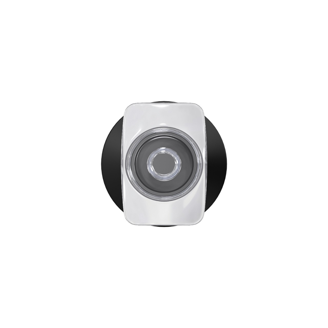 Custom Caine Non-Turning Glass Knob with Kinsler Trim