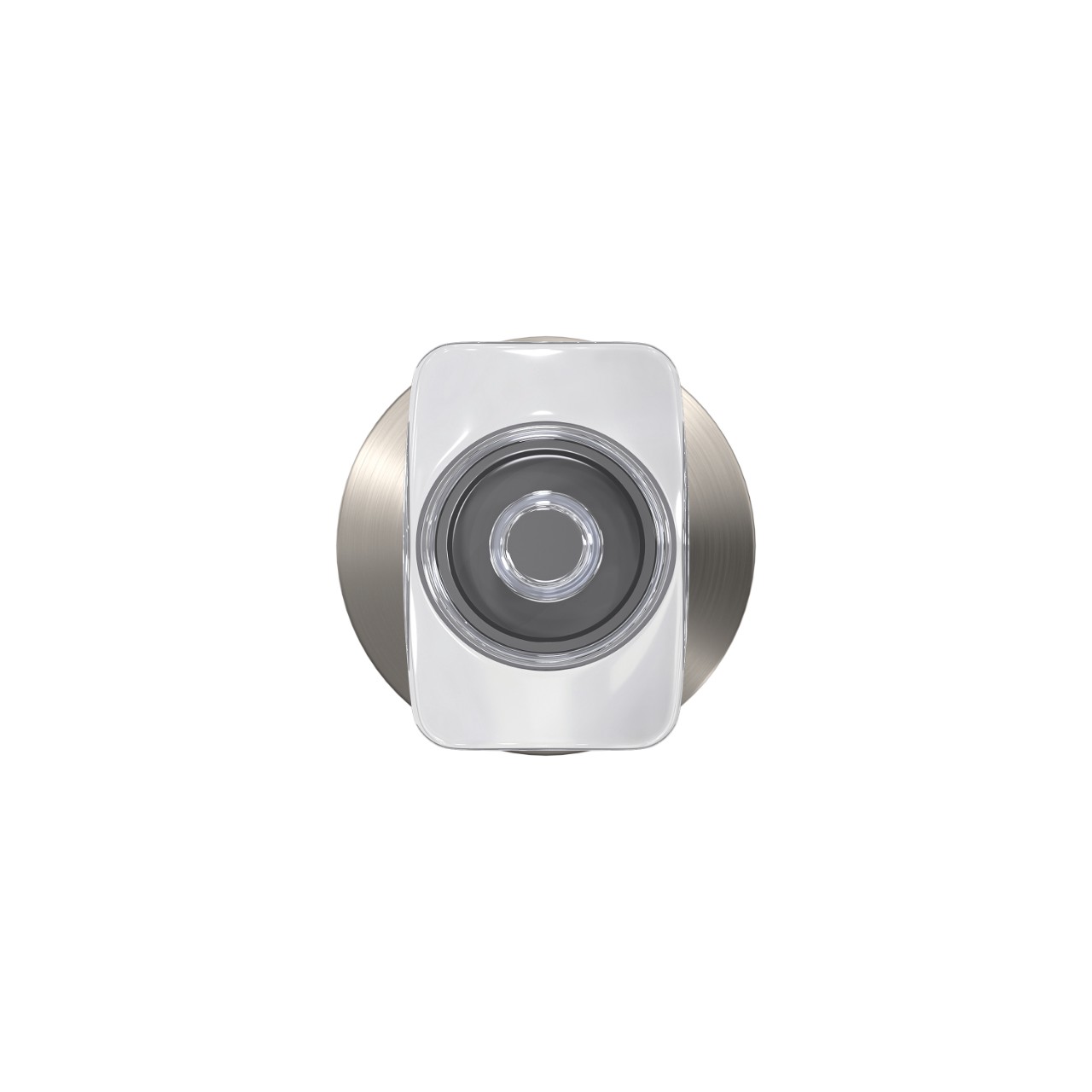 Custom Caine Hall-Closet and Bed-Bath Lock Glass Knob with Kinsler Trim