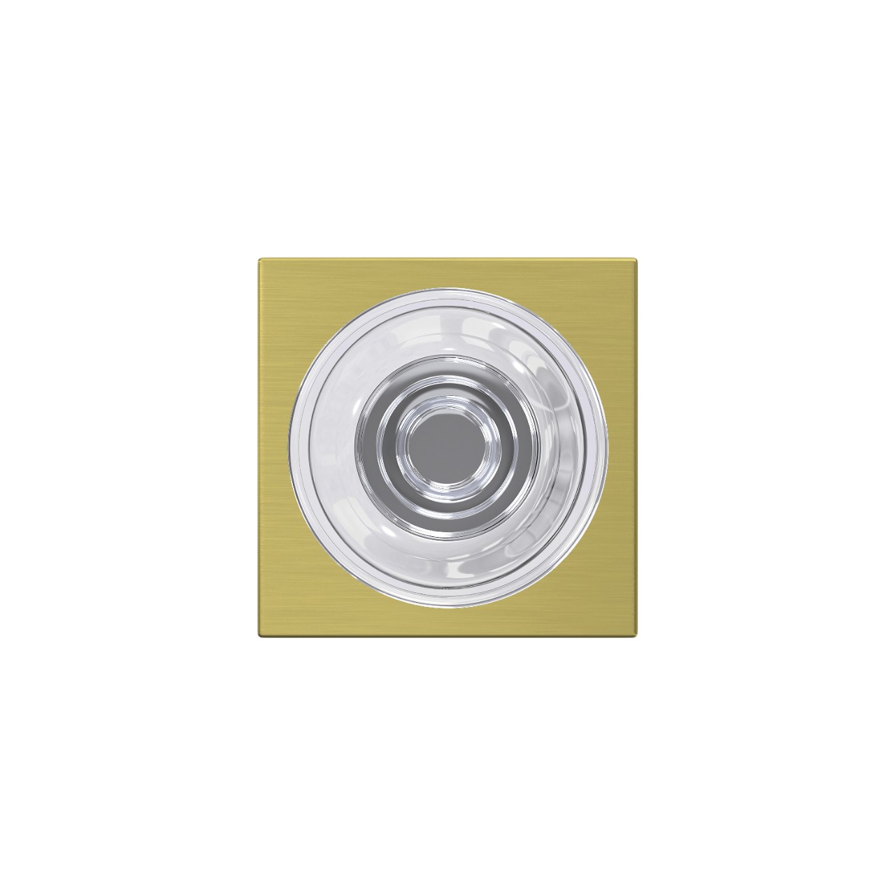 Custom Dawes Non-Turning Glass Knob with Collins Trim
