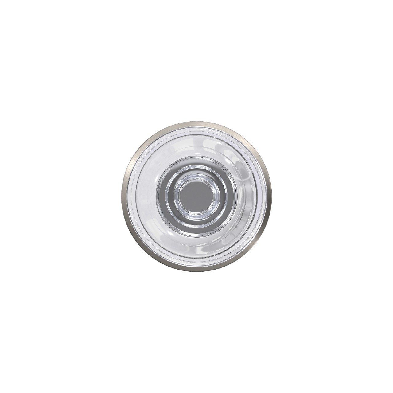 Custom Dawes Non-Turning Glass Knob with Kinsler Trim
