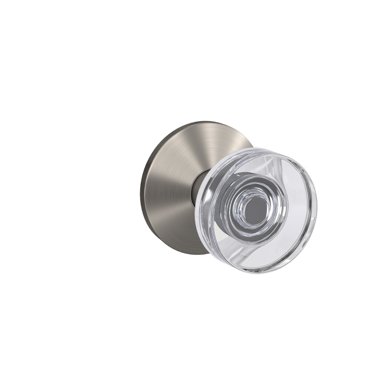 Custom Dawes Non-Turning Glass Knob with Kinsler Trim
