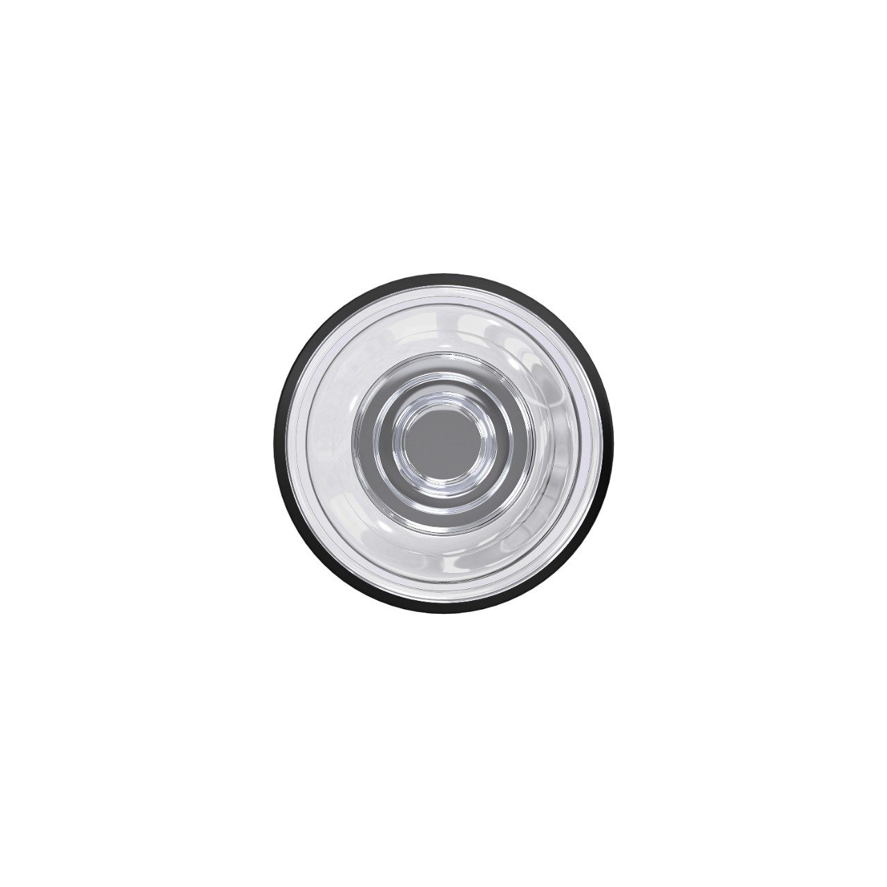 Custom Dawes Non-Turning Glass Knob with Kinsler Trim