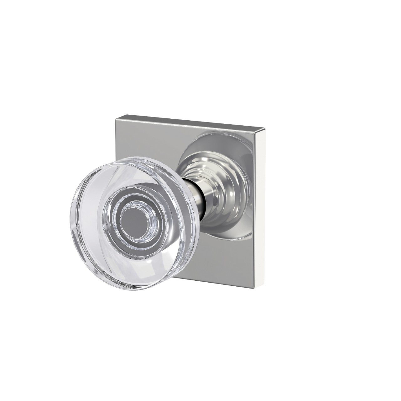 Custom Dawes Non-Turning Glass Knob with Collins Trim