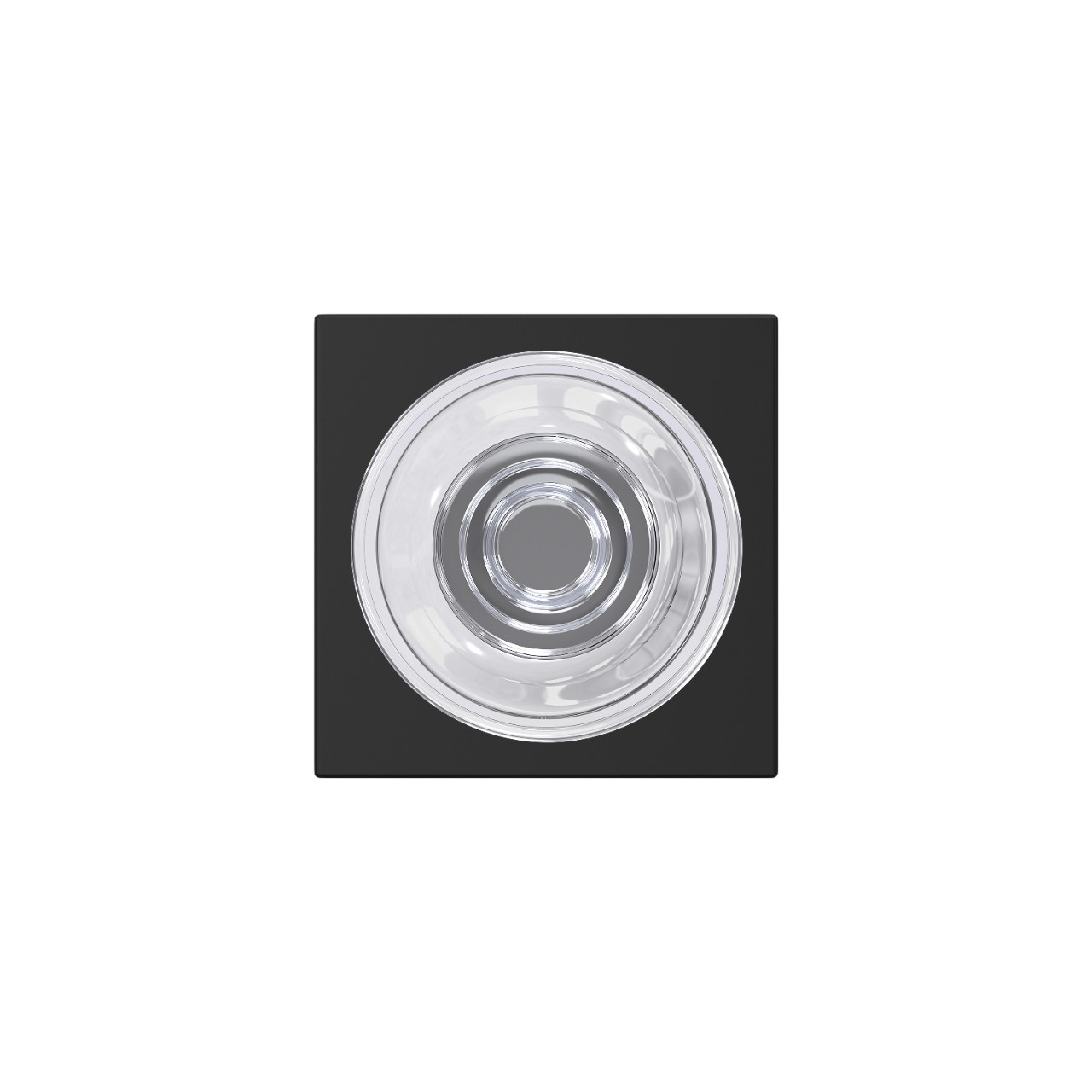 Custom Dawes Glass Knob with Collins Trim Hall-Closet and Bed-Bath Lock