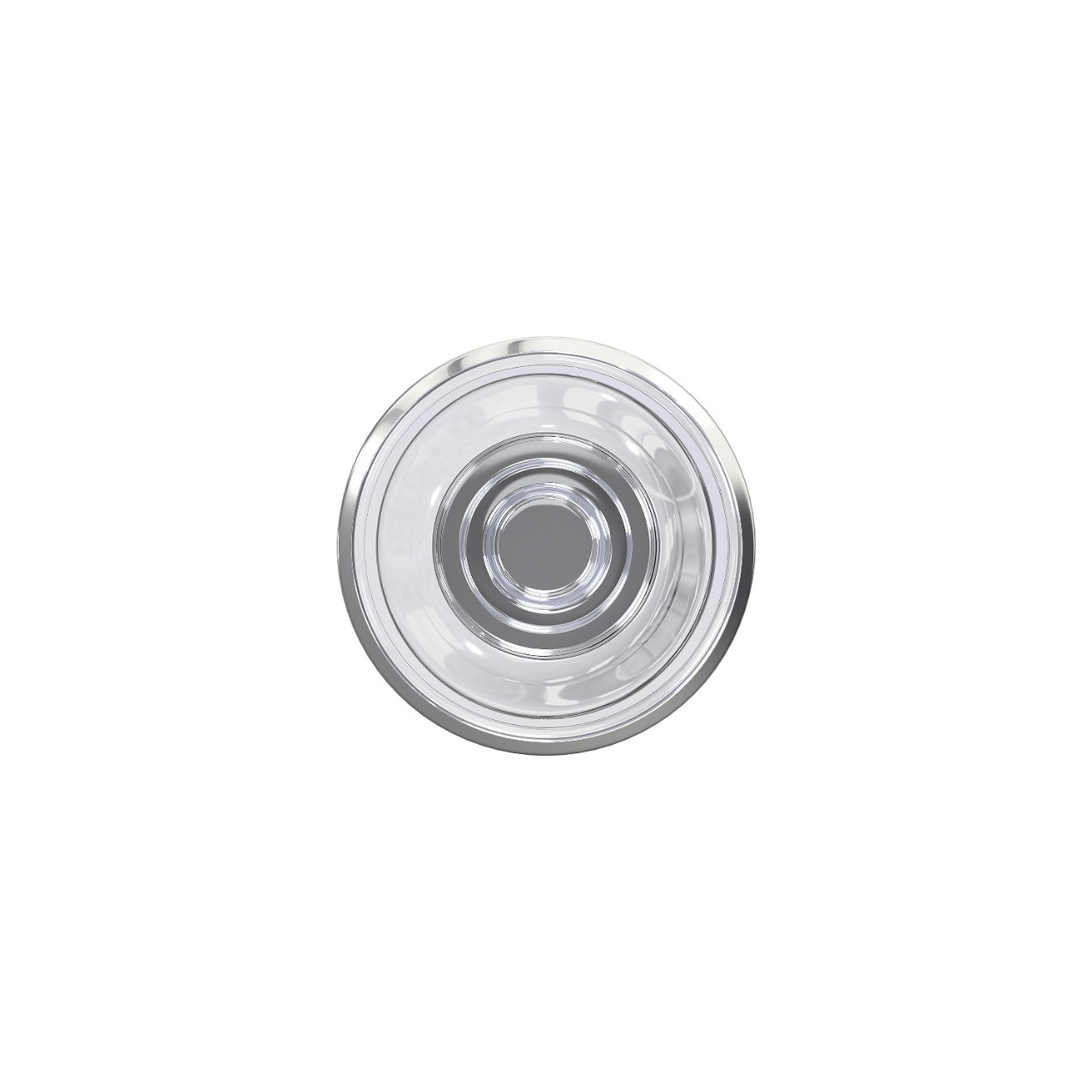Custom Dawes Glass Knob with Kinsler Trim Hall-Closet and Bed-Bath Lock
