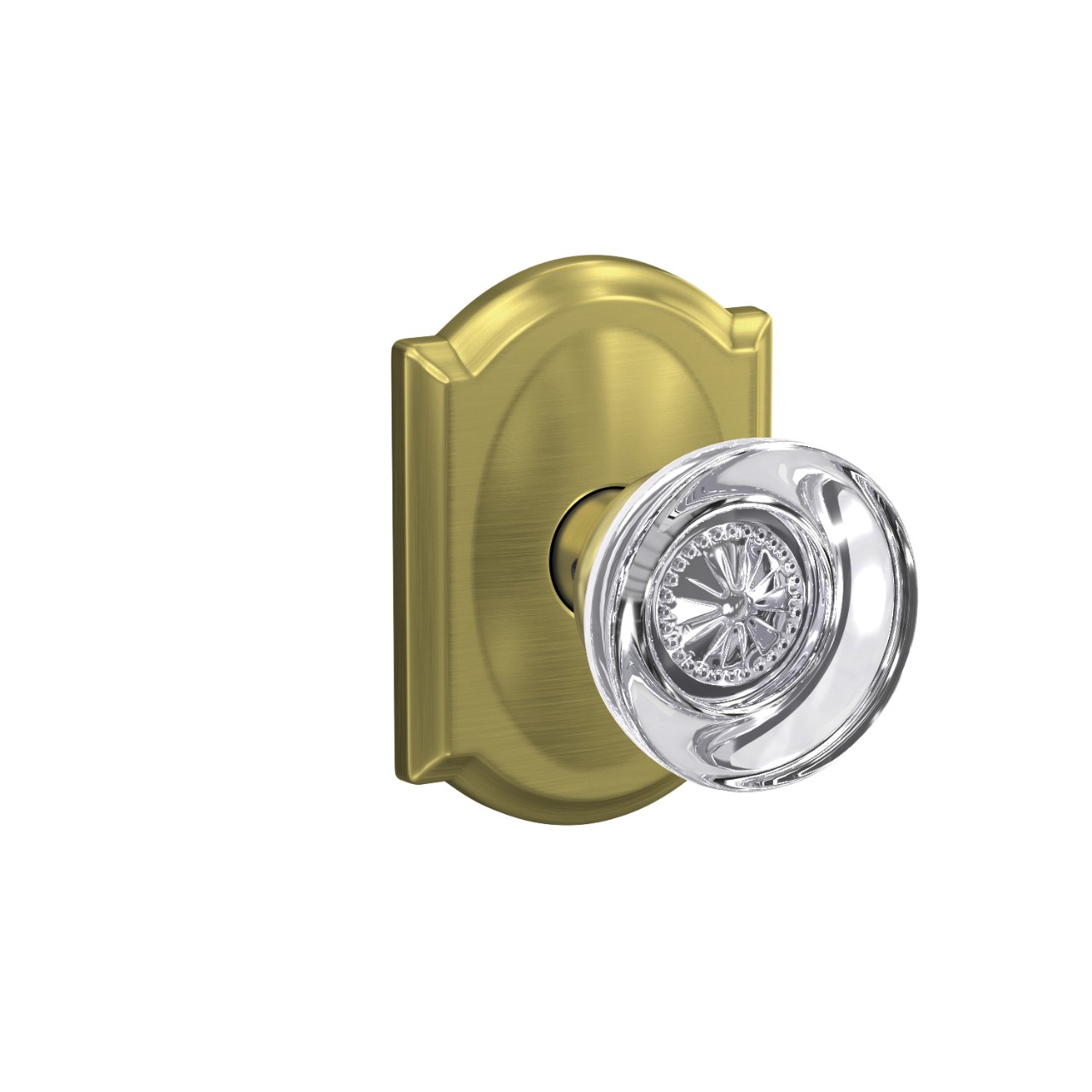 Custom Hobson Glass Non-Turning Knob