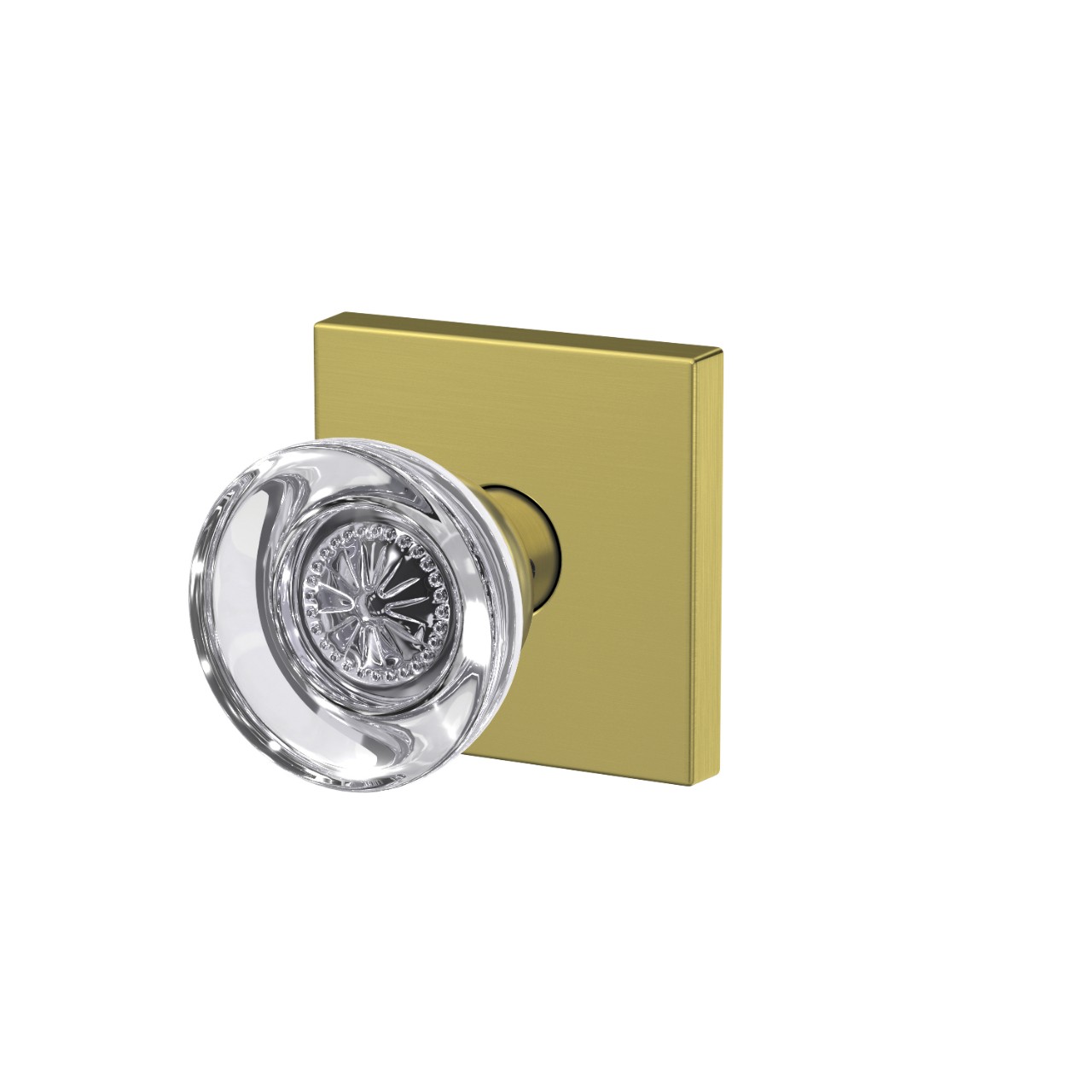 Custom Hobson Glass Non-Turning Knob
