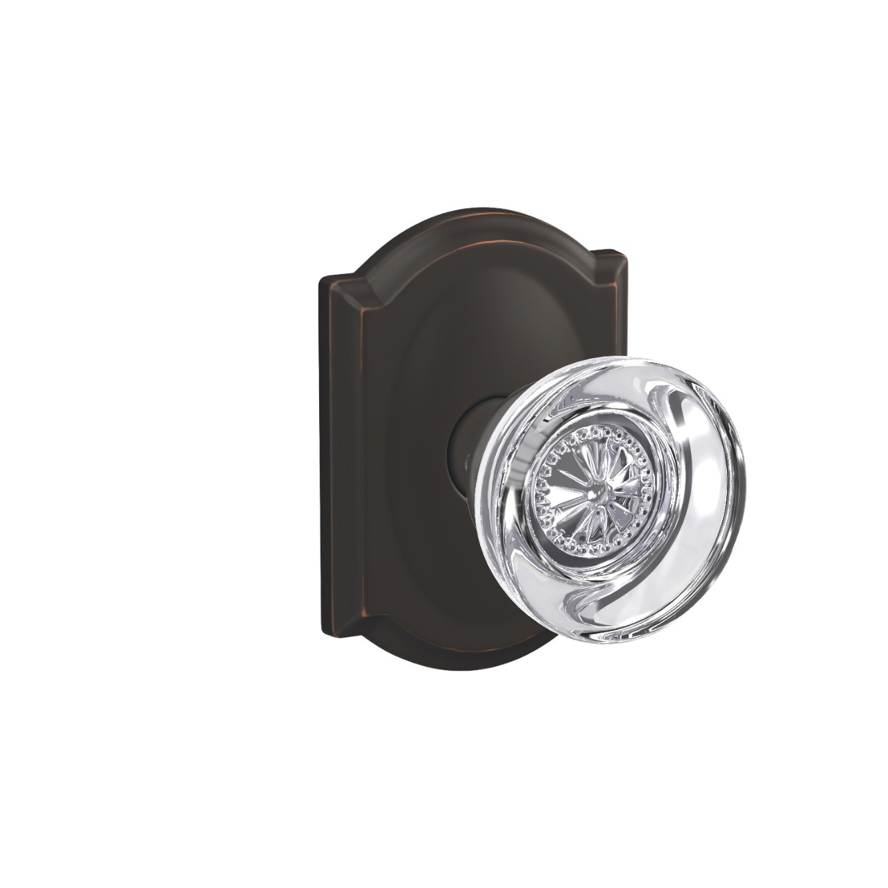 Custom Hobson Glass Non-Turning Knob