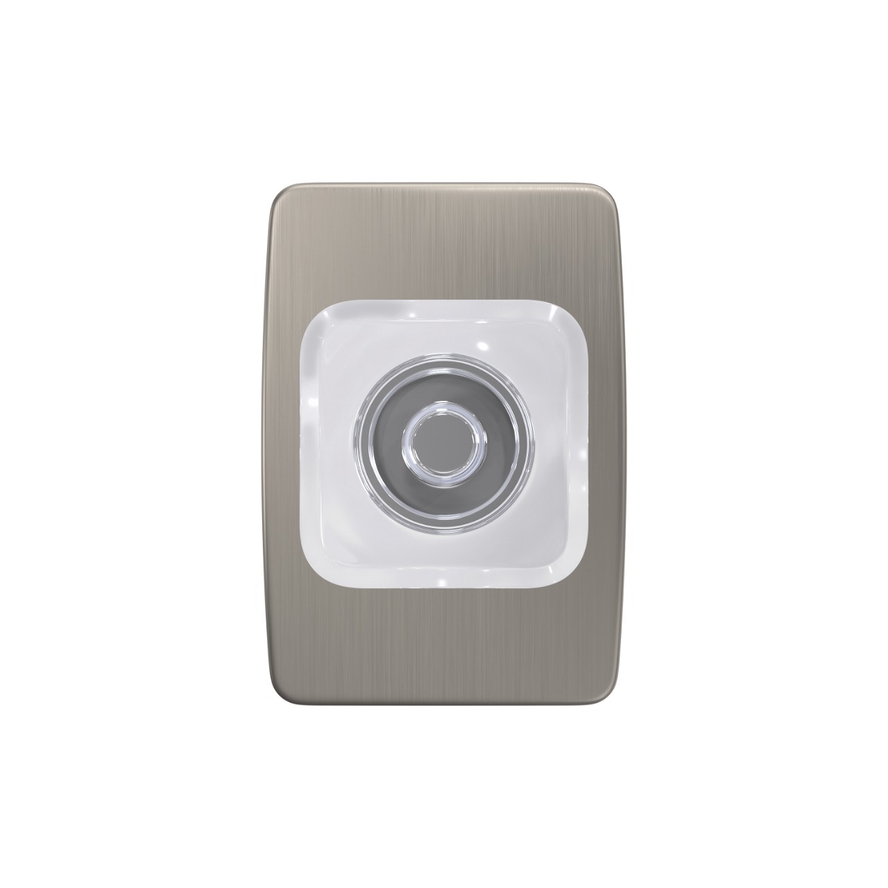 Custom Kyle Hall-Closet and Bed-Bath Lock Glass Knob with Greene Trim
