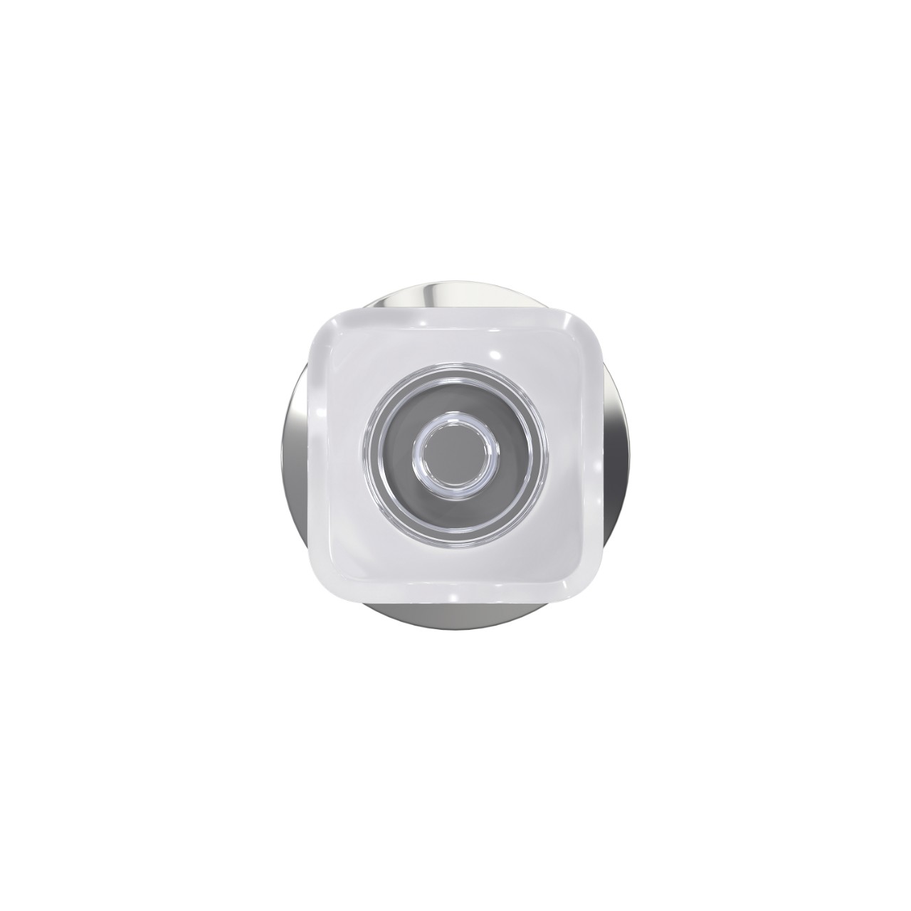 Custom Kyle Hall-Closet and Bed-Bath Lock Glass Knob with Kinsler Trim