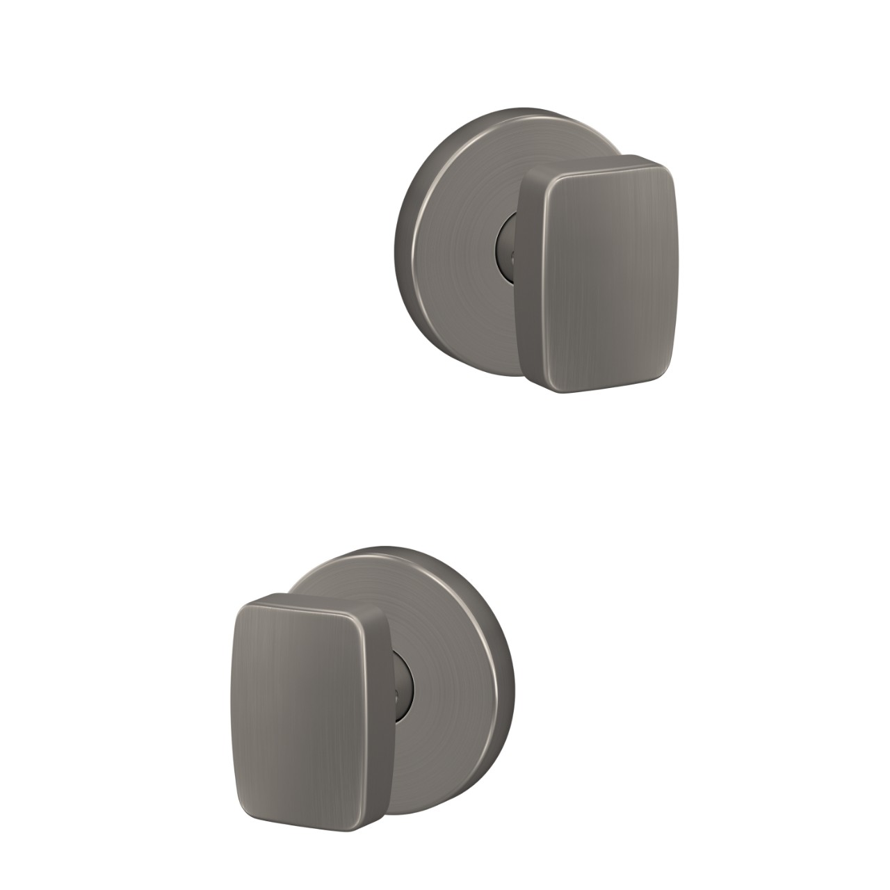 Custom Nixon Hall-Closet and Bed-Bath Lock Knob with Howe Trim