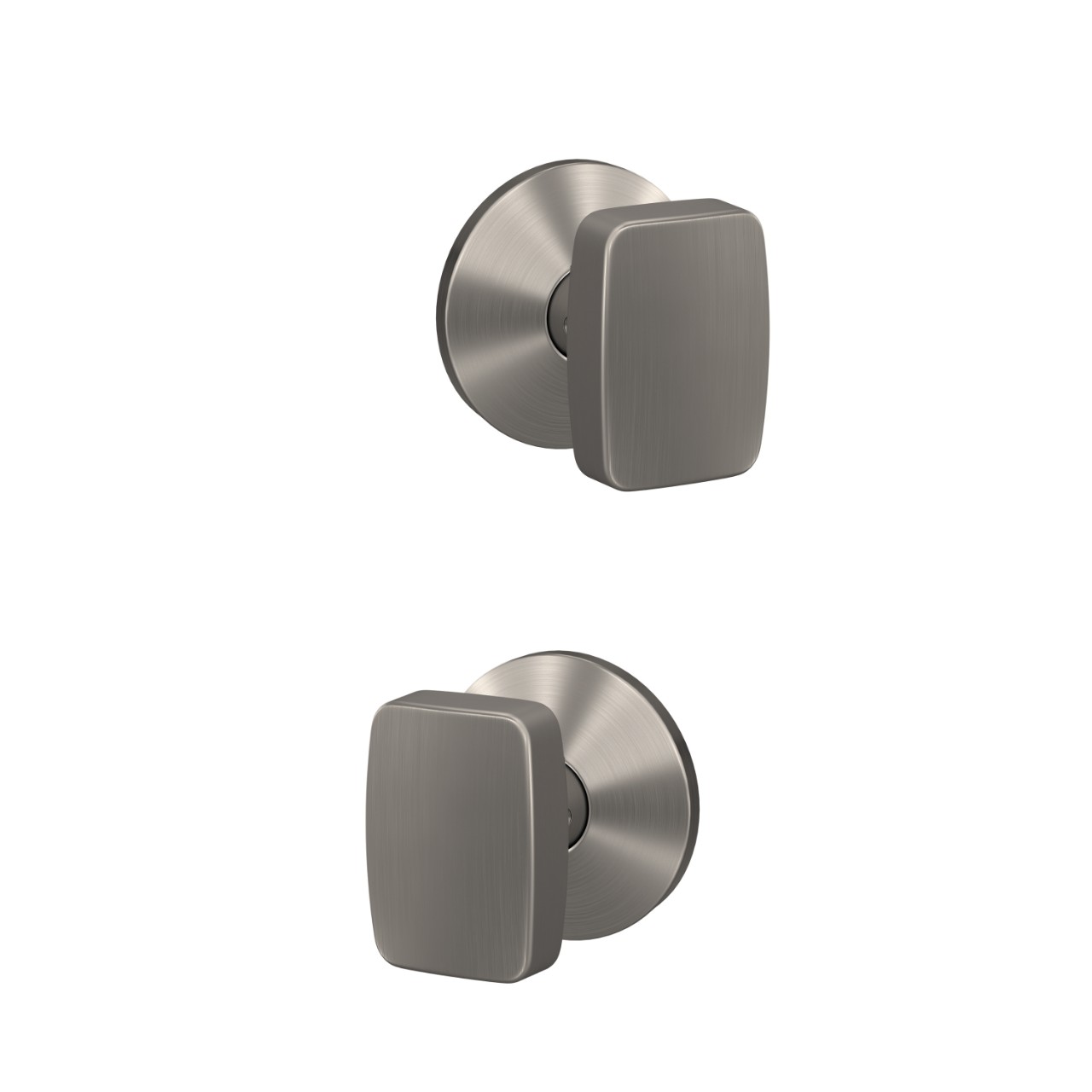 Custom Nixon Hall-Closet and Bed-Bath Lock Knob with Kinsler Trim