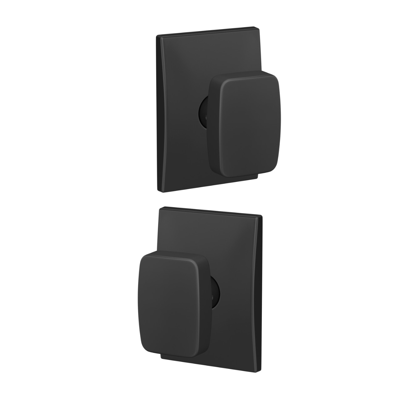 Custom Nixon Hall-Closet and Bed-Bath Lock Knob with Century Trim
