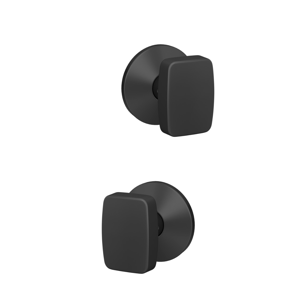 Custom Nixon Hall-Closet and Bed-Bath Lock Knob with Kinsler Trim