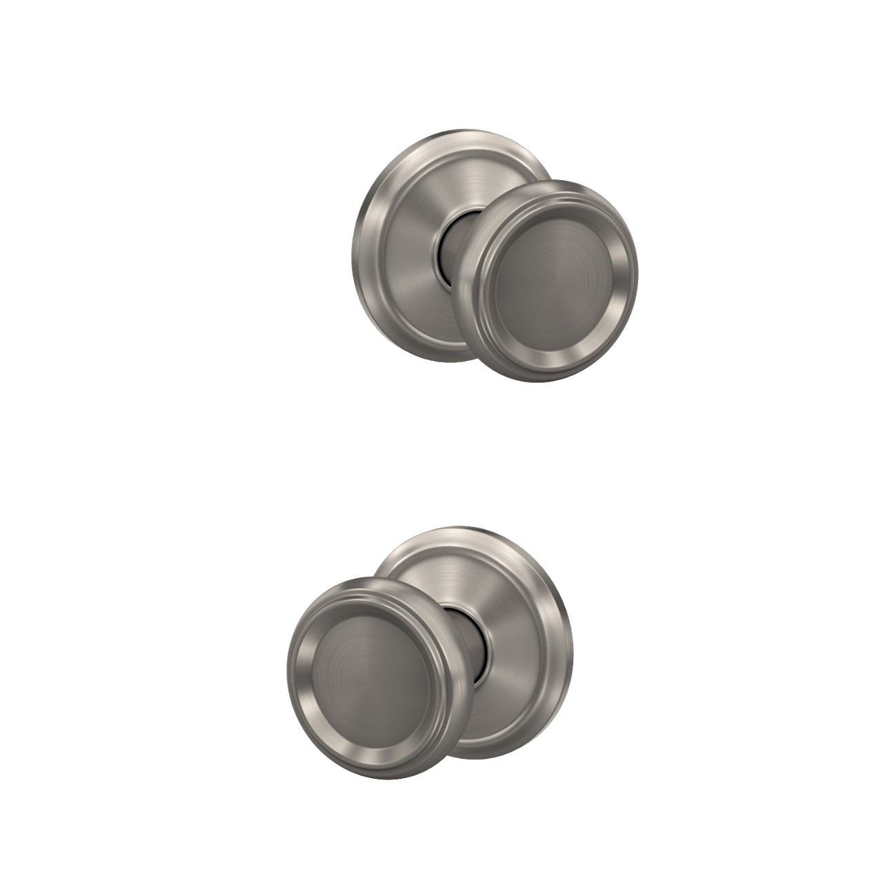 Custom Offerman Knob with Alden Trim Hall-Closet and Bed-Bath Lock