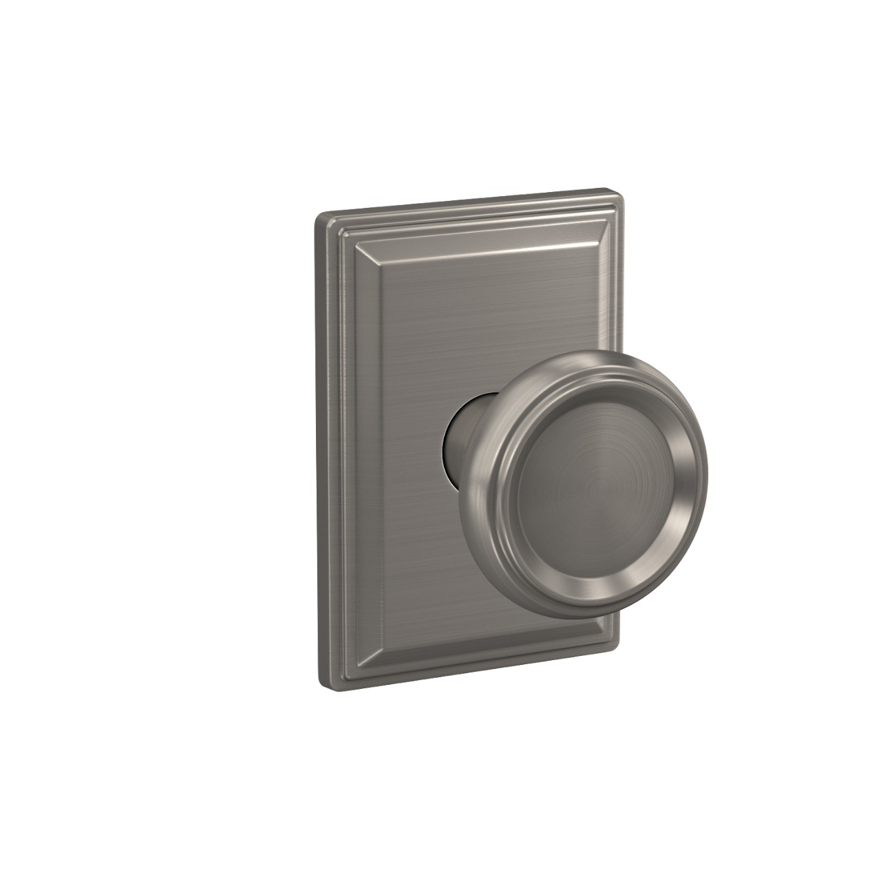 Custom Offerman Knob with Grandville Trim Hall-Closet and Bed-Bath Lock