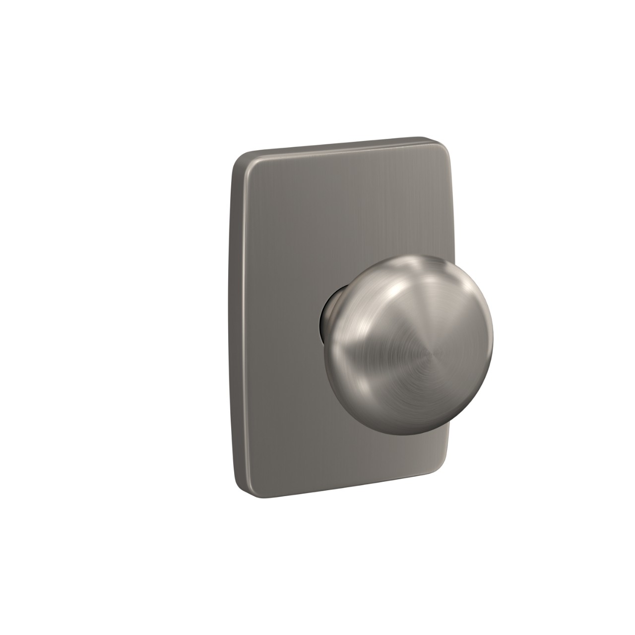 Custom Plymouth Hall-Closet and Bed-Bath Lock Knob with Greene Trim