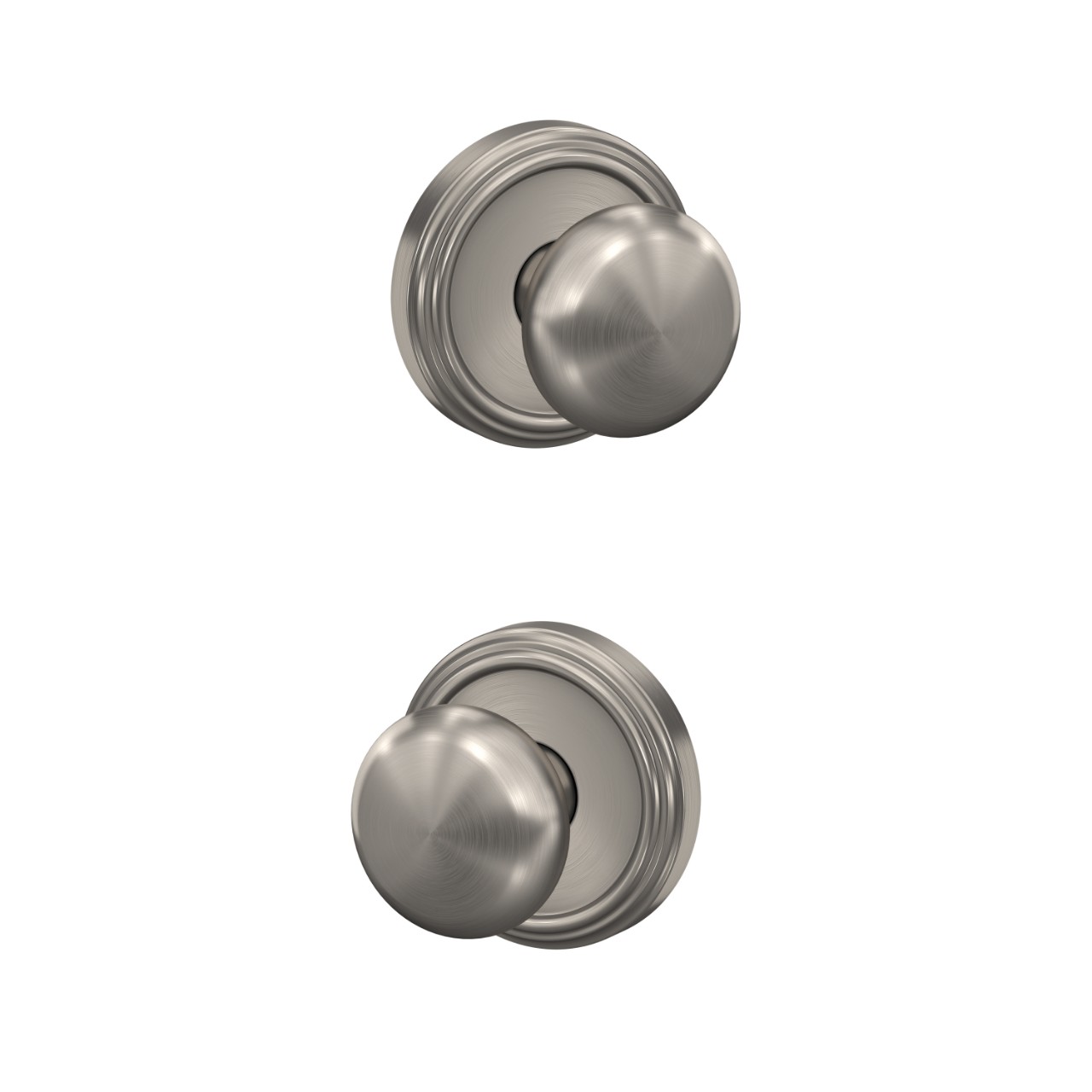 Custom Plymouth Hall-Closet and Bed-Bath Lock Knob with Indy Trim