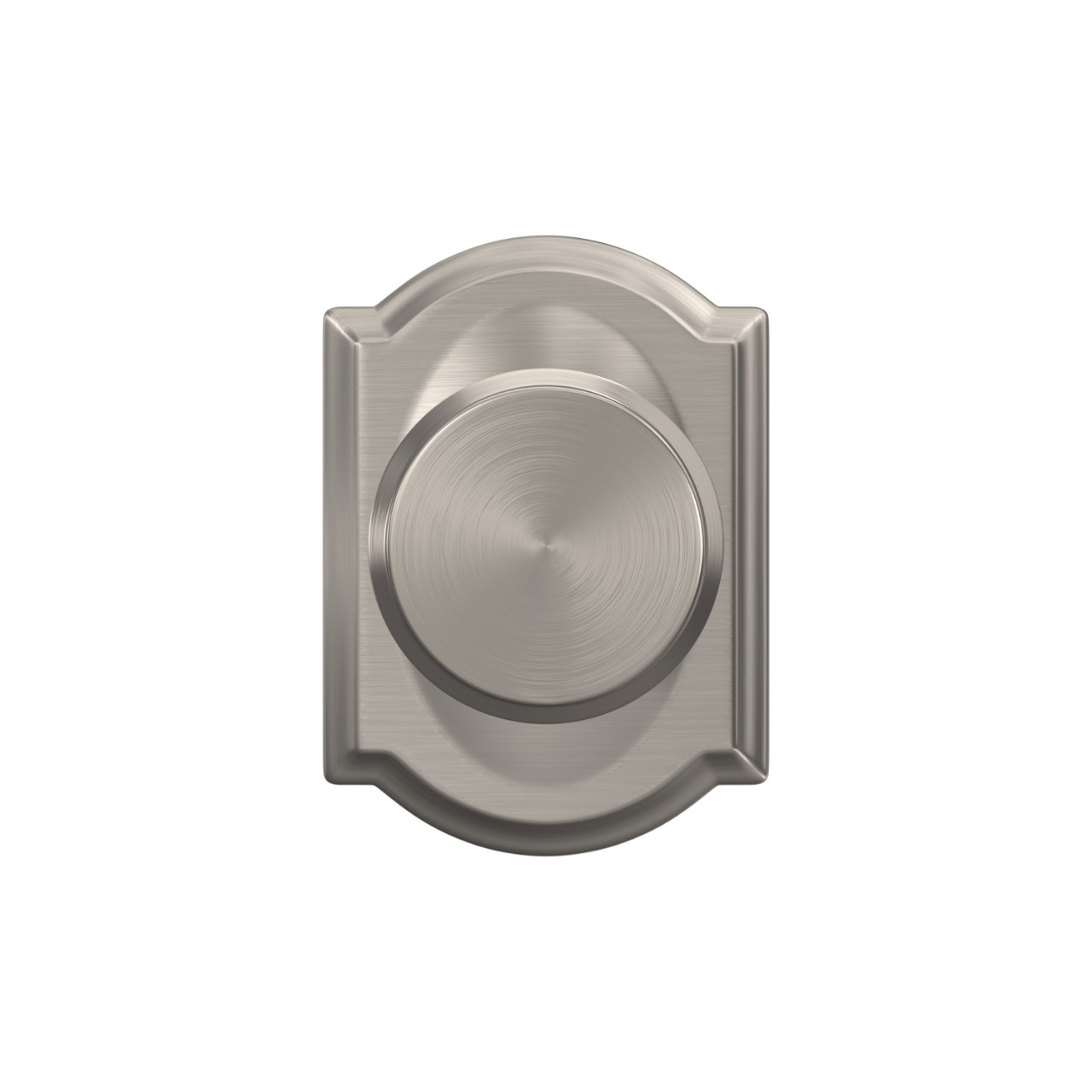 Custom Swanson Hall-Closet and Bed-Bath Lock Knob with Camelot Trim