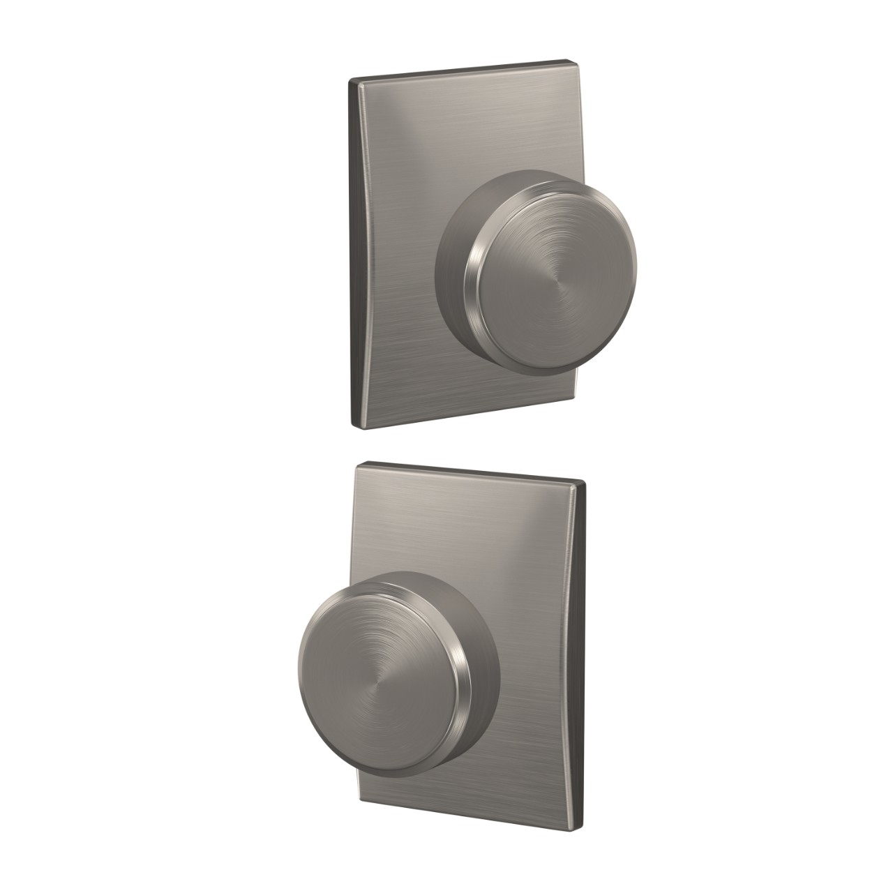 Custom Swanson Hall-Closet and Bed-Bath Lock Knob with Century Trim