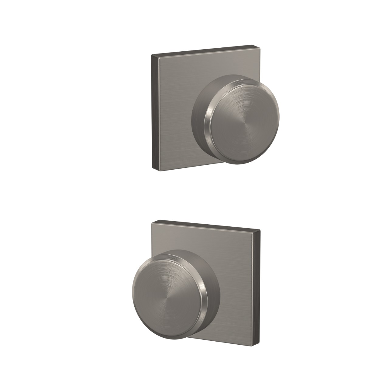 Custom Swanson Hall-Closet and Bed-Bath Lock Knob with Collins Trim