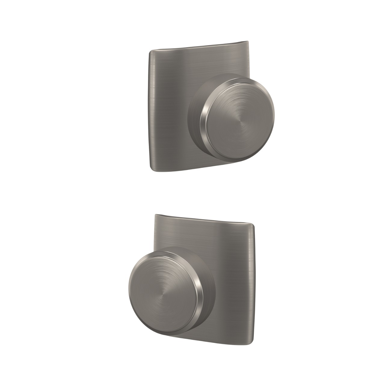 Custom Swanson Hall-Closet and Bed-Bath Lock Knob with Dalton Trim