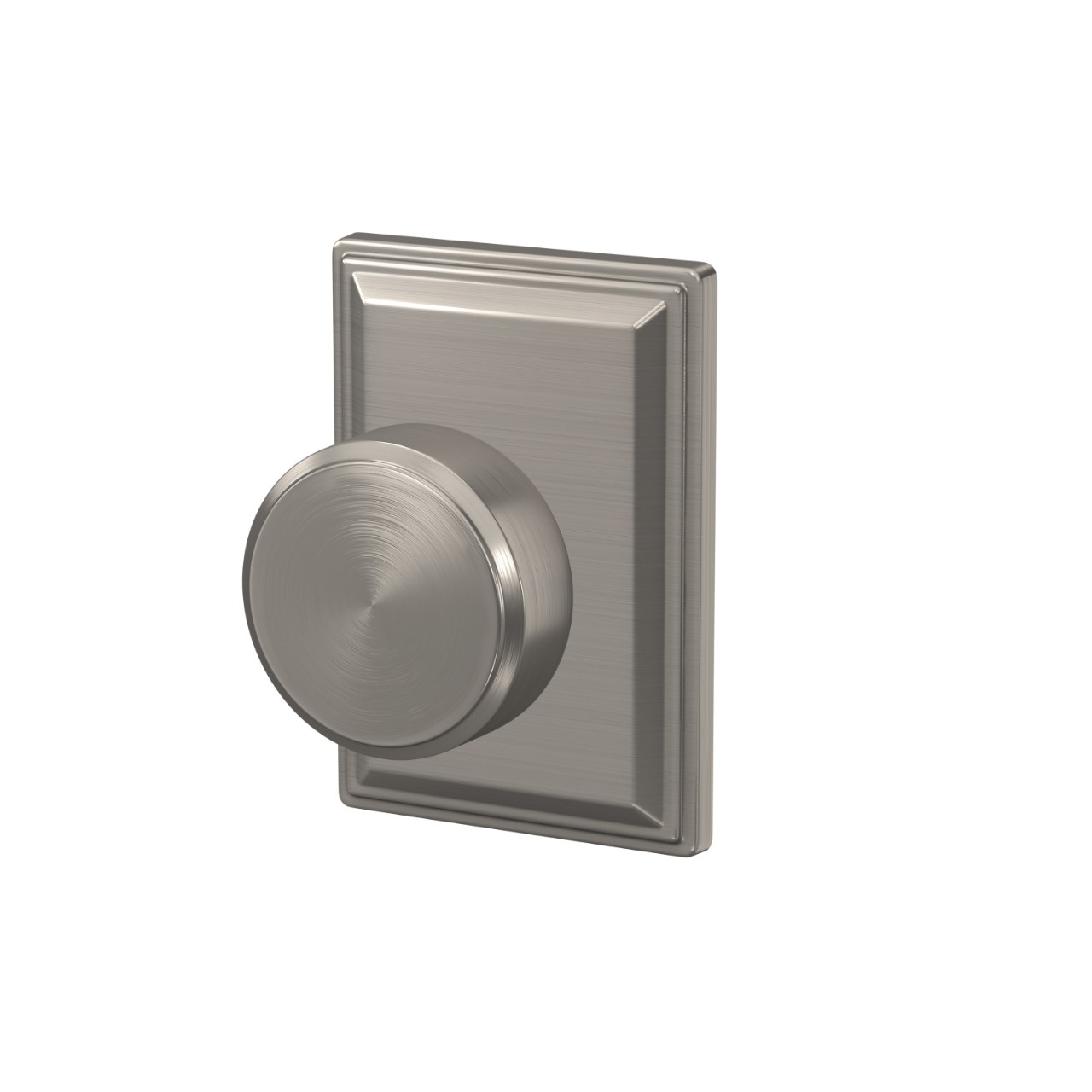 Custom Swanson Hall-Closet and Bed-Bath Lock Knob with Grandville Trim