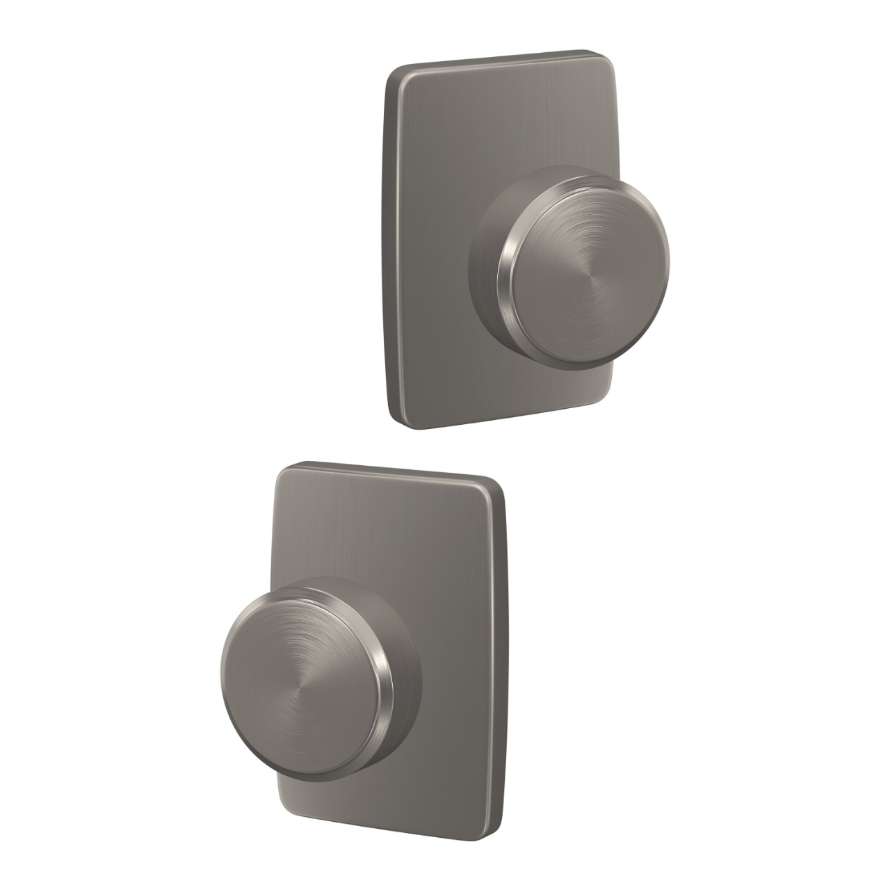 Custom Swanson Hall-Closet and Bed-Bath Lock Knob with Greene Trim