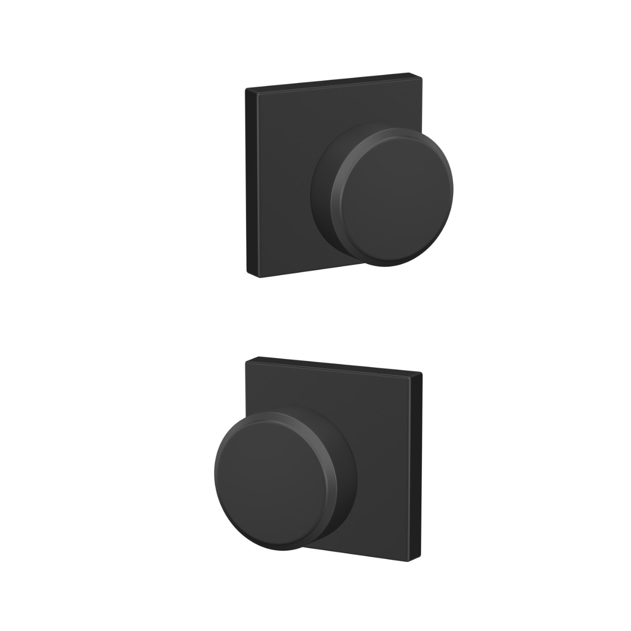 Custom Swanson Hall-Closet and Bed-Bath Lock Knob with Collins Trim
