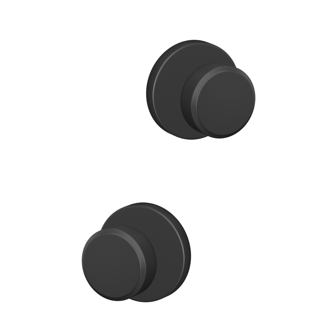 Custom Swanson Hall-Closet and Bed-Bath Lock Knob with Howe Trim