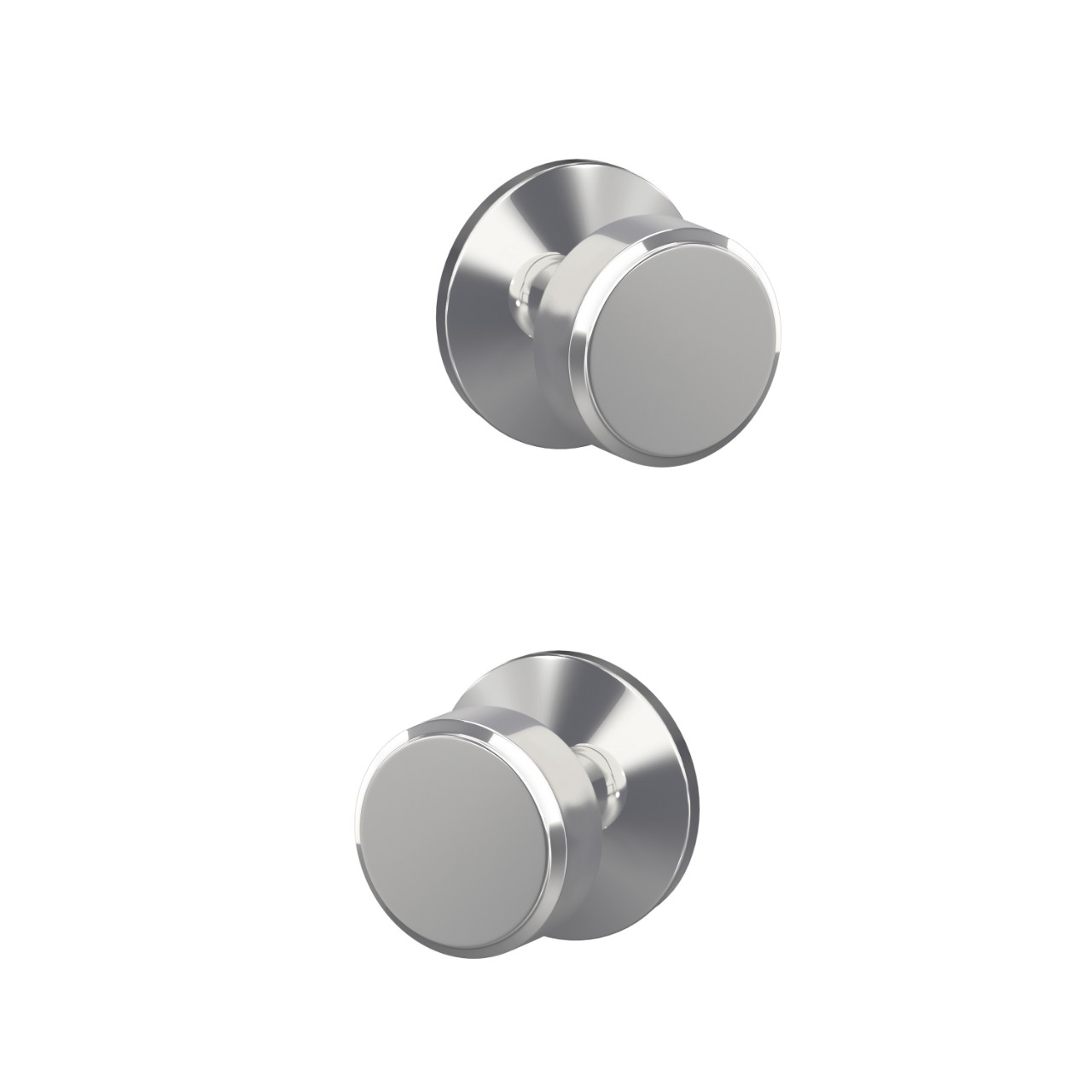 Custom Swanson Hall-Closet and Bed-Bath Lock Knob with Kinsler Trim