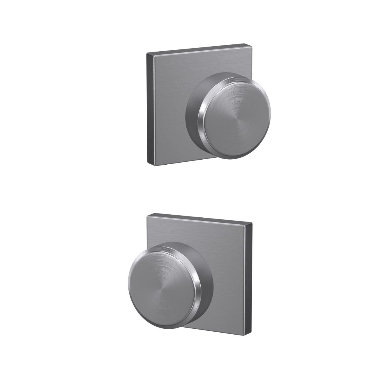 Custom Swanson Hall-Closet and Bed-Bath Lock Knob with Collins Trim