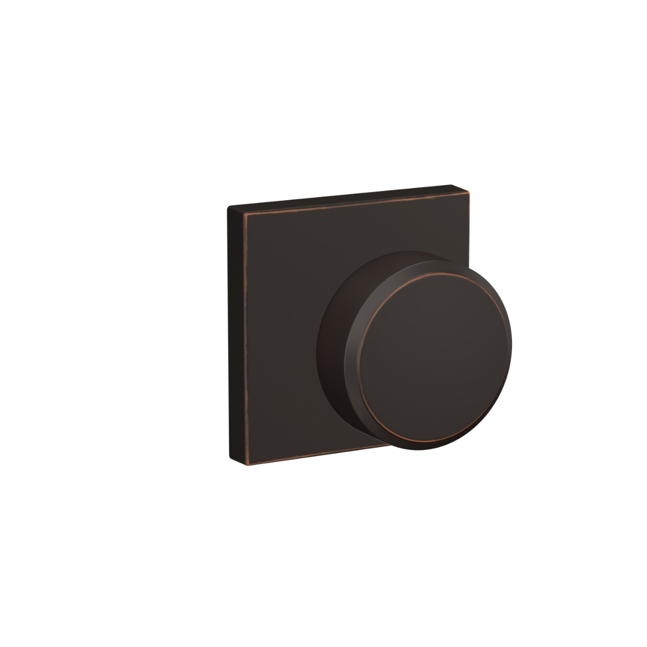 Custom Swanson Hall-Closet and Bed-Bath Lock Knob with Collins Trim