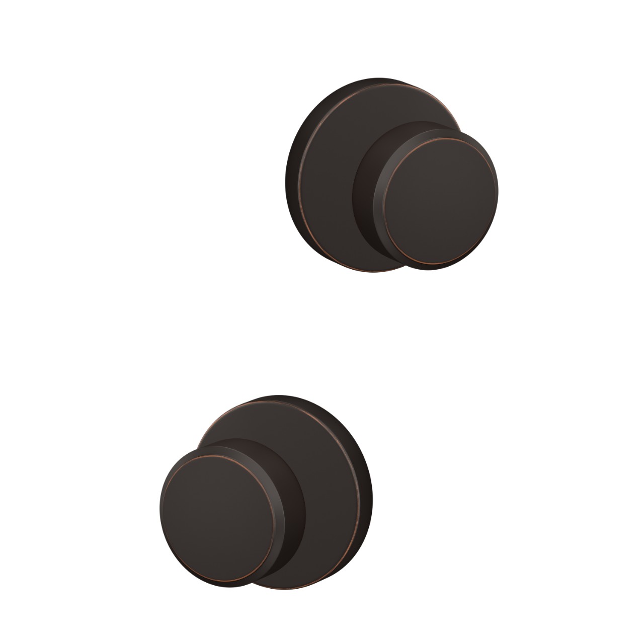 Custom Swanson Hall-Closet and Bed-Bath Lock Knob with Howe Trim