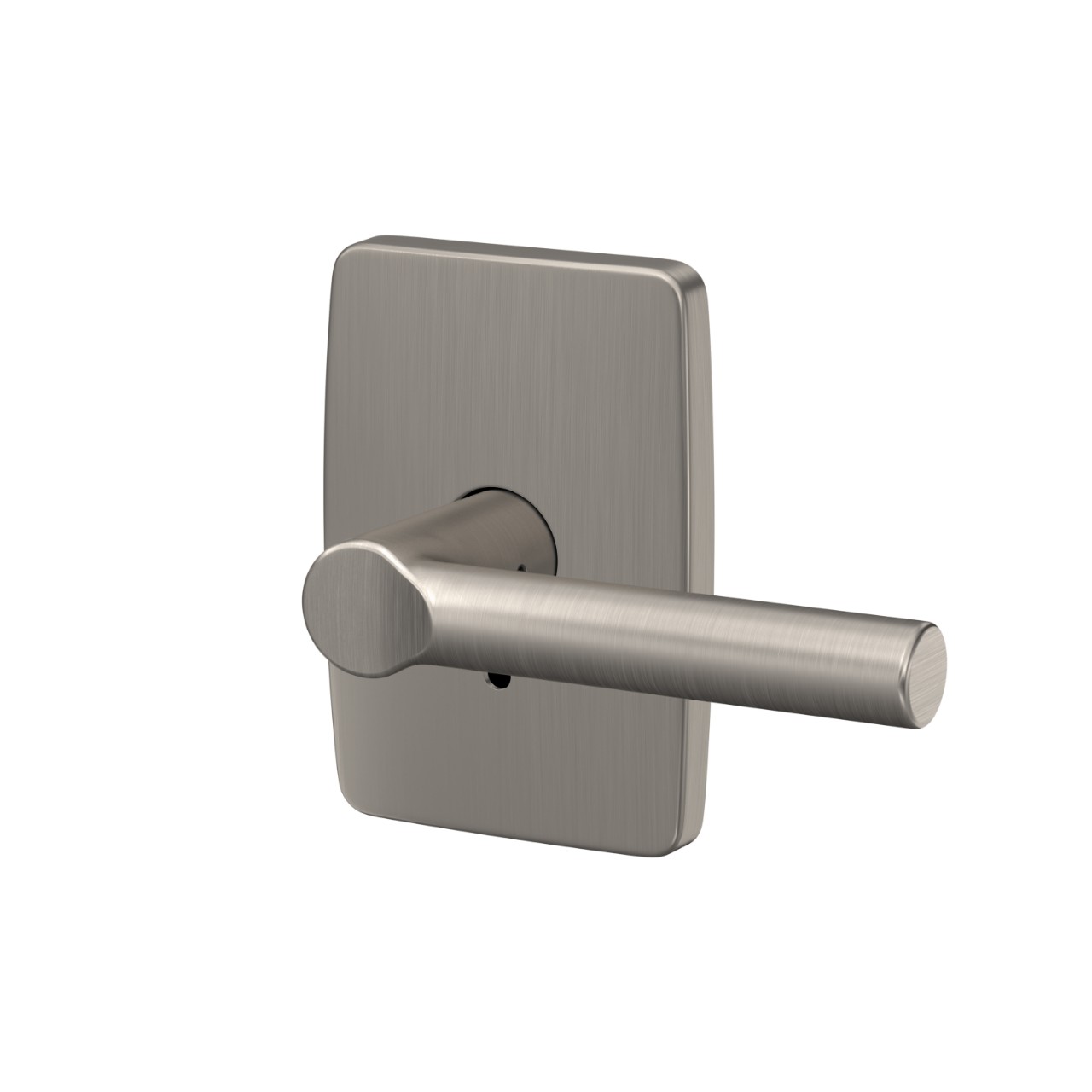 Custom Broadway Hall-Closet and Bed-Bath Lock Lever with Greene Trim