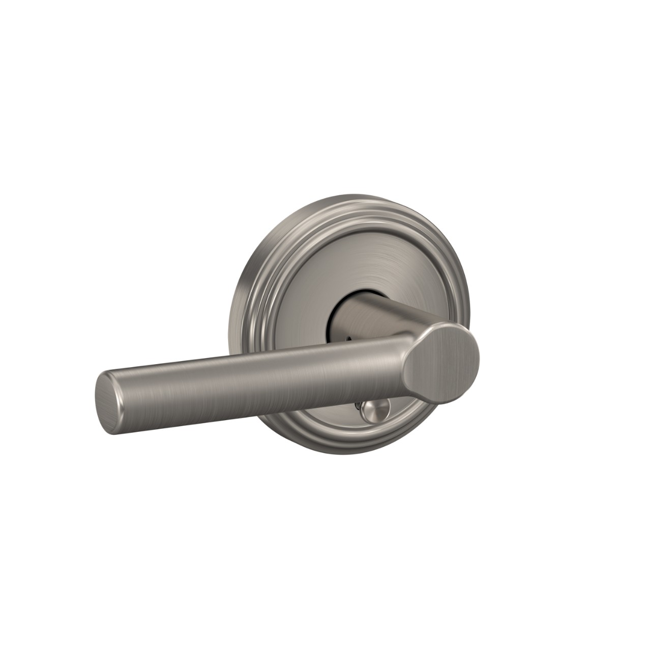 Custom Broadway Hall-Closet and Bed-Bath Lock Lever with Indy Trim