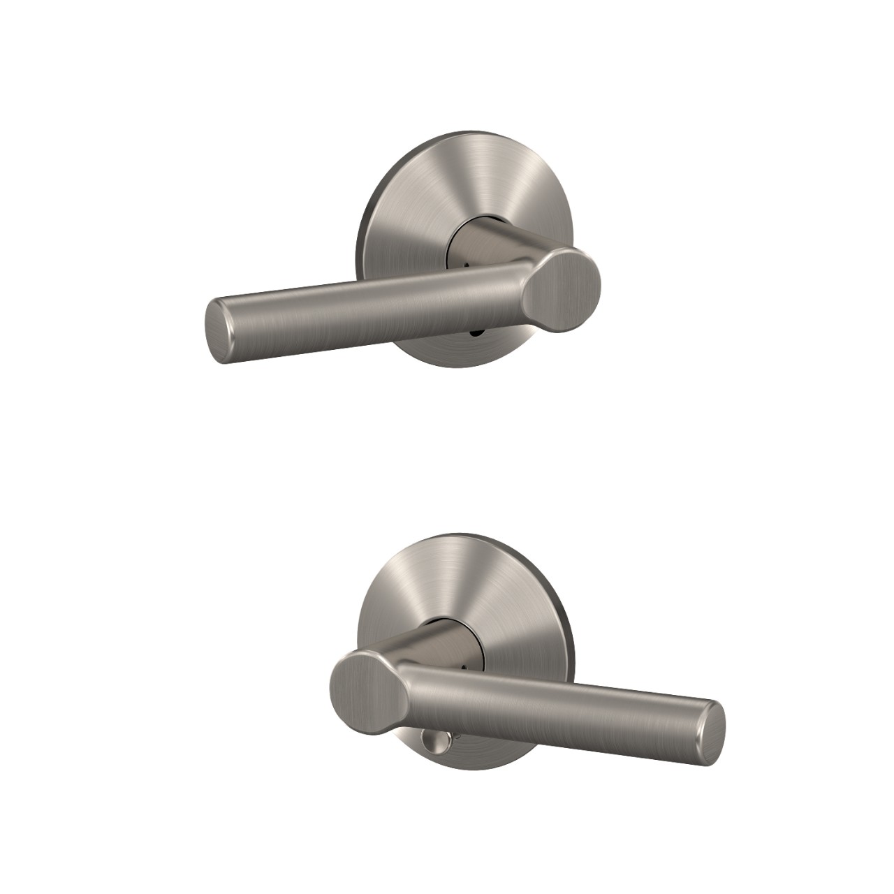 Custom Broadway Lever Combined Interior Hall-Closet and Bed-Bath Lock