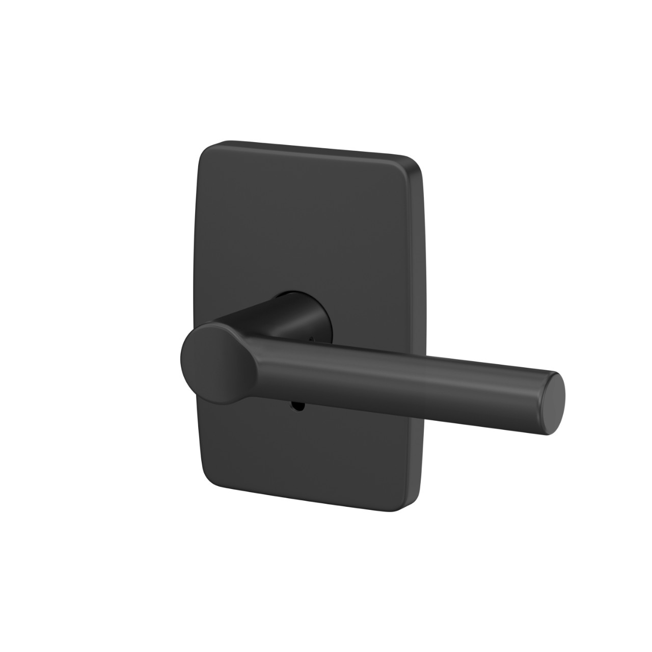 Custom Broadway Hall-Closet and Bed-Bath Lock Lever with Greene Trim
