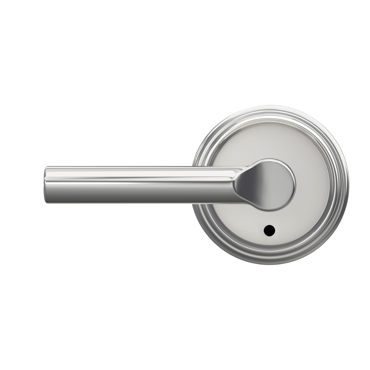 Custom Broadway Hall-Closet and Bed-Bath Lock Lever with Indy Trim