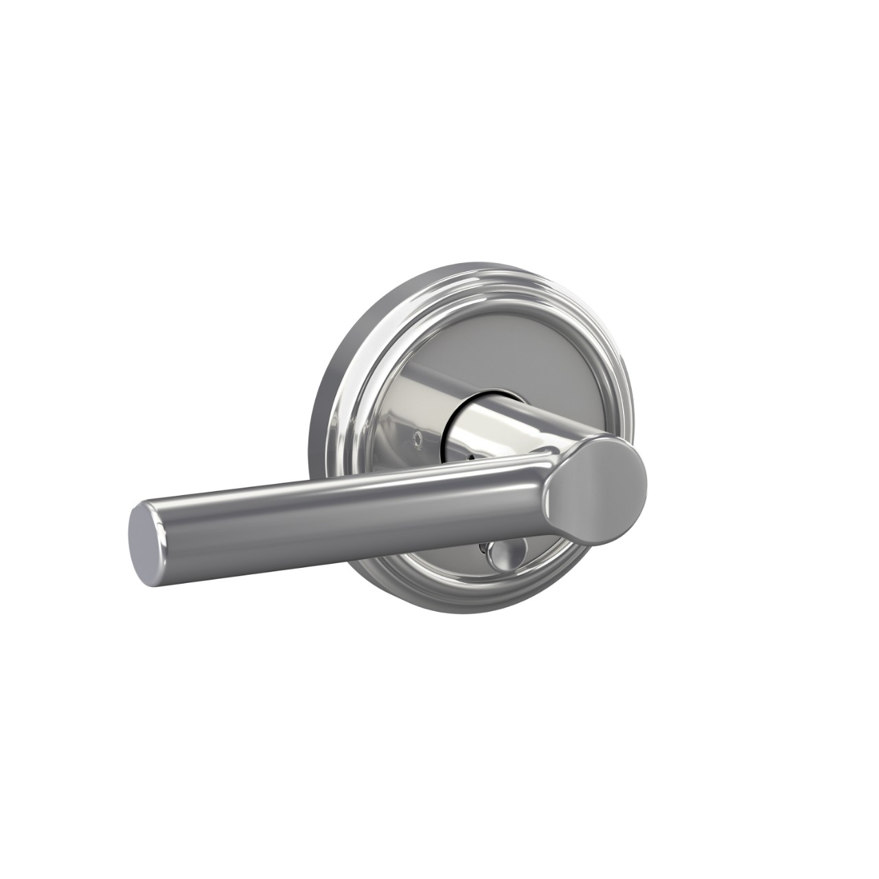 Custom Broadway Hall-Closet and Bed-Bath Lock Lever with Indy Trim