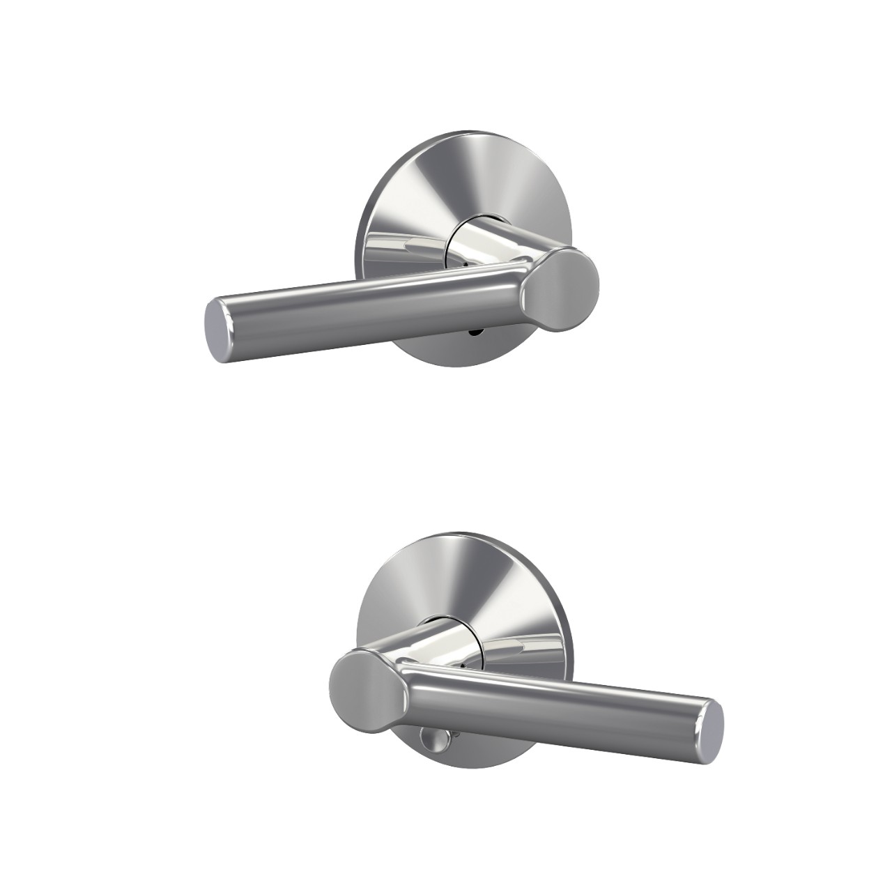 Custom Broadway Lever Combined Interior Hall-Closet and Bed-Bath Lock
