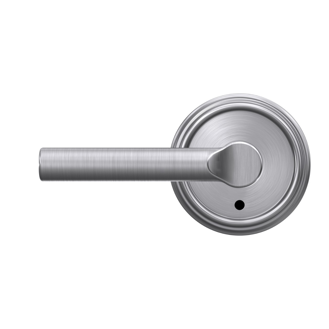 Custom Broadway Hall-Closet and Bed-Bath Lock Lever with Indy Trim