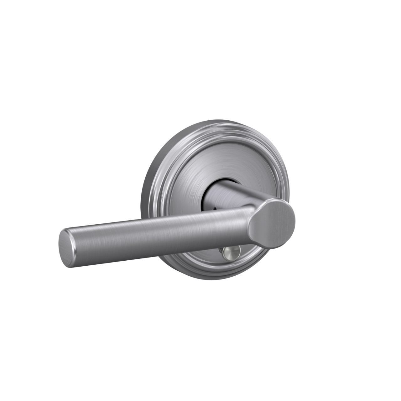 Custom Broadway Hall-Closet and Bed-Bath Lock Lever with Indy Trim