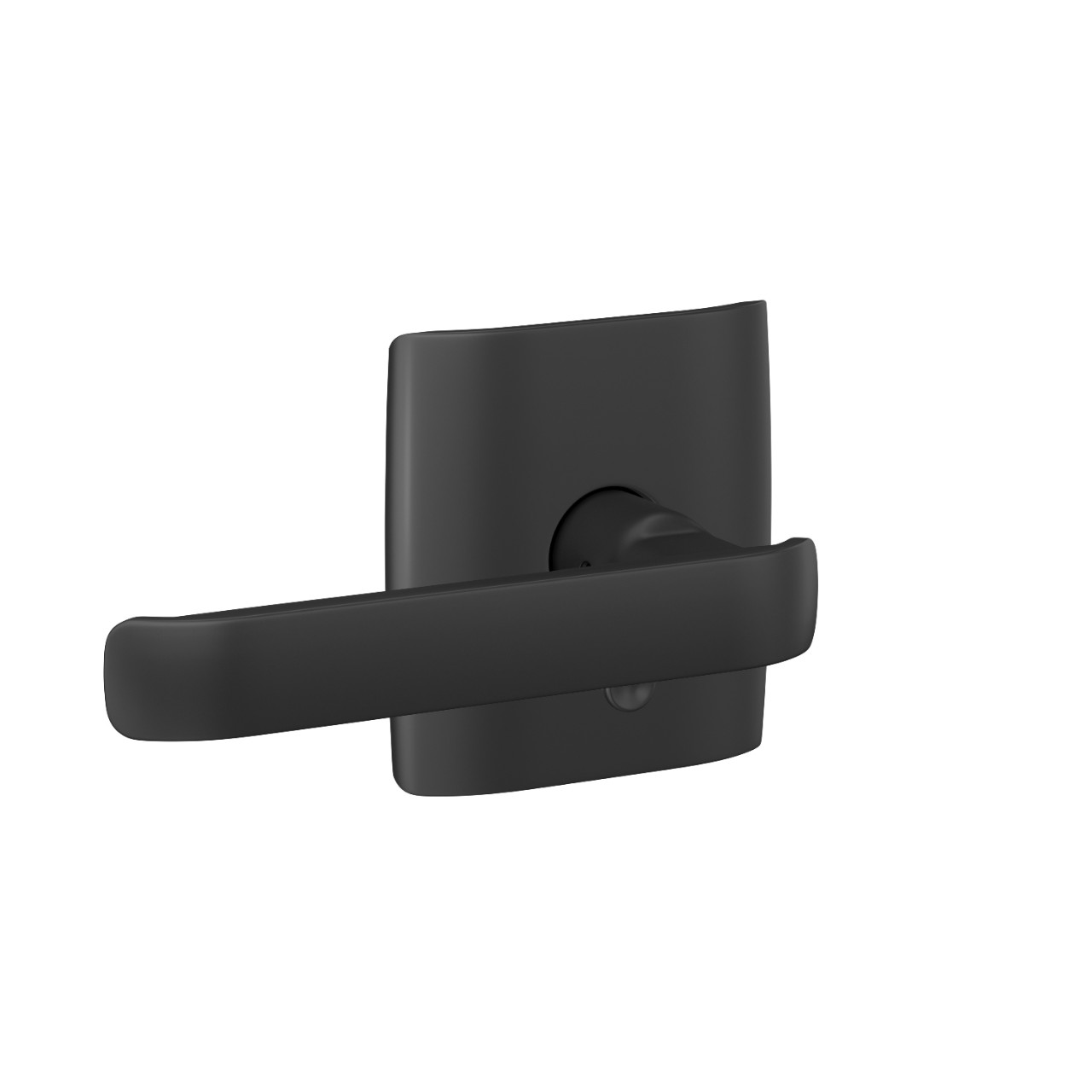 Custom Clybourn Lever with Dalton Trim Hall-Closet and Bed-Bath Lock