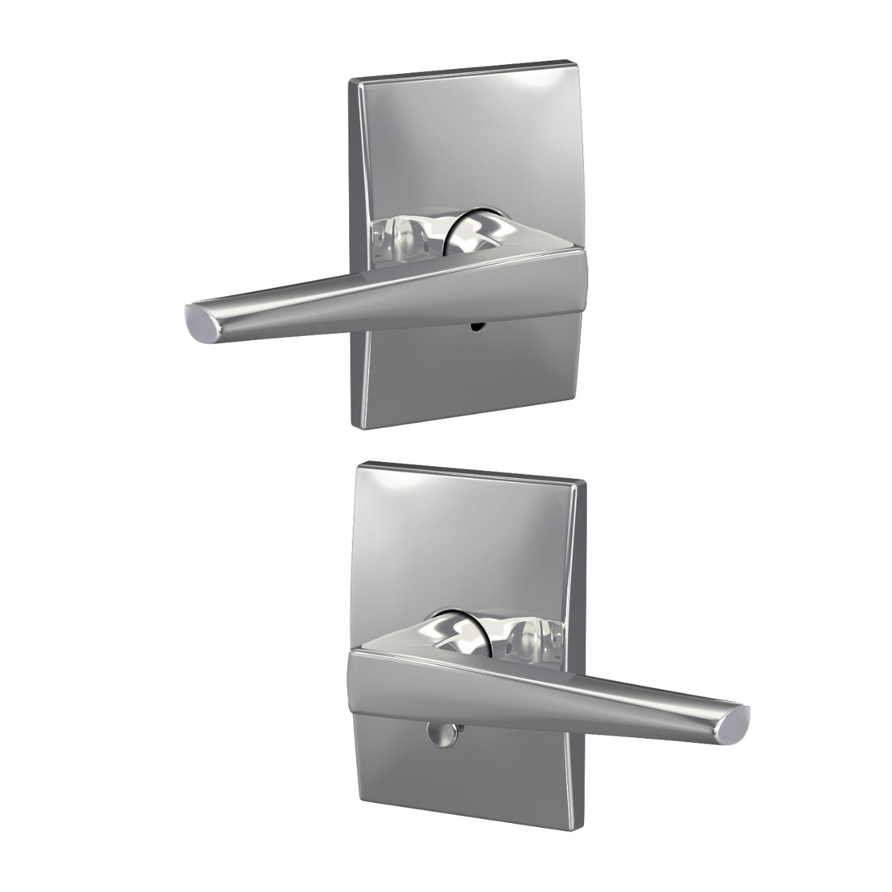 Custom Eller Lever Combined Interior Hall-Closet and Bed-Bath Lock